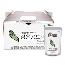씹어먹는 두유 하늘빛 전두유 검은콩드림, 150ml, 28개