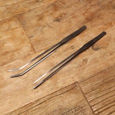 핀셋 (곡형/직형) 테라리움 비바리움 팔루다리움 수조 용품, 1개