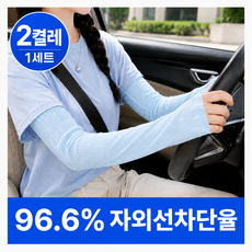 어텀트로브 여성 팔토시 uv 차단 여름용 쿨토시 자외선차단, 1세트, 아이스블루
