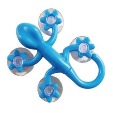 강력한흡착 못질대용 봉투걸이 도마뱀 고리행거 샤워타월걸이 청소솔걸이 고시생, 3개, 블루