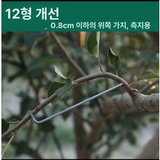 가지유인 사과나무 유인추 지지대 고정링 고정기구 원예 고리, 12 40개