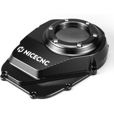 바이크 부품 교체 NICECNC 골드 캠샤프트 커버 알루미늄 오일 펌프 뷰 할리 소프트테일 투어링 및 트라이크 모델과 호환 25700467 교체 CVO 트라이 글라이드 F, black