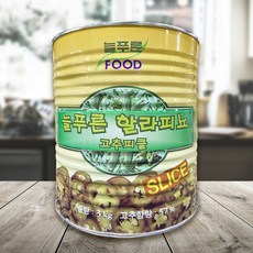 늘푸른 할라피뇨 고추피클 슬라이스 3Kg 피클, 1개