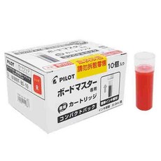 PILOT 百樂 白板筆專用卡水 WMRF-80-10 藍色 10入 替換墨水, 紅(10入/盒), 1個裝