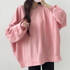 엘리즈데이 루즈핏왕박스맨투맨 여성티셔츠 긴팔 긴소매 루즈핏티 롱티 박스티 롱맨투맨 빅사이즈티