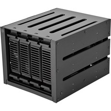 실버스톤 테크놀로지 FS304V 3개3 525인치 베이 투 포4 35인치 SAS 2G SATA 6G 트레이리스 핫스왑 케이지 SSTFS304BV, Trayless w/Lock, Three 3.5"