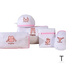 속옷 세탁망 빨래망 5종 생활 잡화 세탁 용품 옷 빨래