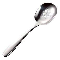 不鏽鋼鏤空湯勺，瀝油隔渣，加長柄設計，廚房餐具, 銀色小簍空漏勺, 1個