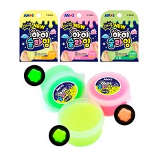 아모스 뉴 야광 아이슬라임 70g, 5개