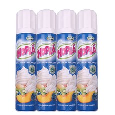 홉라 휩크림 스프레이 가당 500g X 4개(아이스박스 무료) 커피휘핑 베이킹