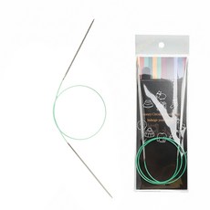 네일룸 스텐 줄바늘 80cm 뜨개질 대바늘, 1개