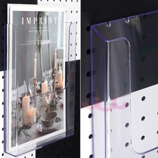 에버템즈 페그보드 타공판 악세사리 A4 수납 선반 타공판소품