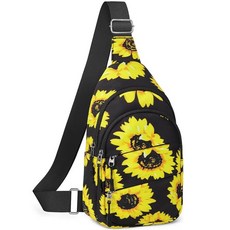 Tuwubi 여성용 크로스바디 백 남성용 슬링 소형 하이킹 백팩 도난 방지 경량 야외 여행용 핑크 미디엄 백 220836