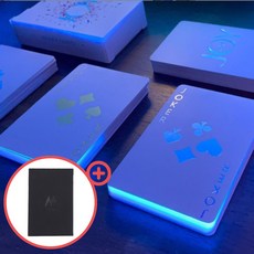 아임봄 물에 젖지 않는 포커카드 플레잉카드 트럼프 마술 카드, 화이트+블랙, 1개