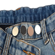 이유짱 허리둘레 조절단추 1P 바지허리단추, 블랙