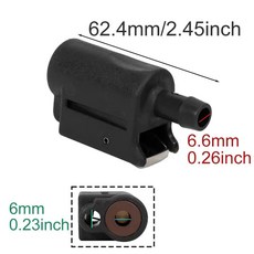 탱크 측면 라인 퀵 커넥터 선외 모터, 01 보라색, 1개