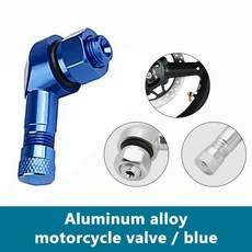 알루미늄 오토바이 타이어 밸브 휠 튜브리스 스템 에어 커버, 4. Blue 1pc, 1개