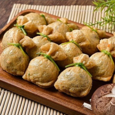 부산 깡통시장 수제 잡채 유부주머니, 500g, 1개