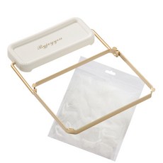 堅固折疊式水槽過濾網 廚餘濾網 大型排水口濾網 過濾抹布架組+過濾網, 1套