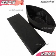 一次性廚師帽 無紡布透氣防塵黑色 可調節 男女適用 廚房防油煙防掉髮, 1個, 80g純黑無紡布船帽 20個/包