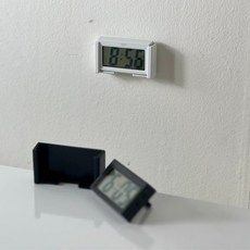 다위드 욕실시계 화장실 벽 붙이는 안방 침대 완전 무소음, 화이트