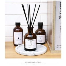 FRAGRANCE 法式精油茶色擴香瓶100ml，持久香氛，舒緩壓力，提升生活品味, 1件, 暖棉, 100ml, 暖棉