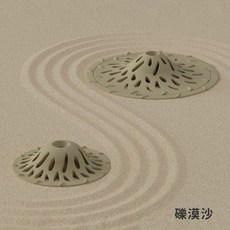 米鹿設計 台灣製 浴室排水孔濾網 寵物毛髮過濾網 排水孔蓋 浴缸 洗臉盆 水槽 陽台 MIT 喵之隅, 礫漠沙(1入),M-中浴山 (一般公規排水孔９Ｘ９公分)
