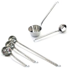 배식 스텐 대형 14호-76cm 1.2리터 국자 물국자, 1개