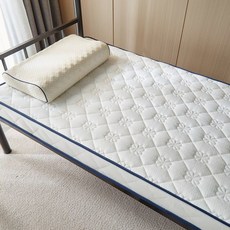 사이즈 매트리스 1인 60x120cm 접이식토퍼, 항균 라텍스 (꽃잎 흰색 6cm)