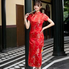 LoliDolls 龍 紅 長旗袍 cosplay