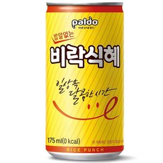 팔도 밥알없는 비락 식혜, 175ml, 4개