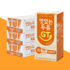 맛있는두유 GT 달콤한 두유 190ml 72팩 가정 사무실용