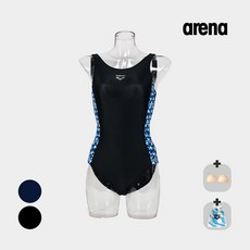 아레나 실내 여성수영복 크리스탈 원피스 U백_A5SL1LD04