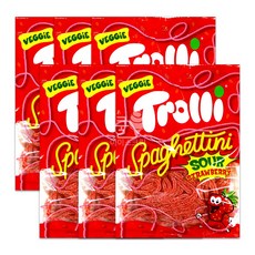 6개 사우어 스파게티니 트롤리 딸기 100g