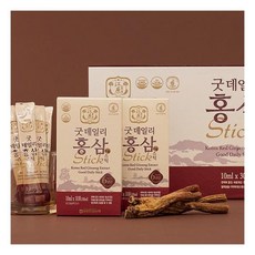 강원인삼농협 굿데일리 홍삼스틱 10mlx30포(1개월분)/ 홍삼선물세트 /6년근홍삼, 1개