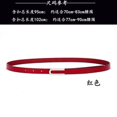 真皮細腰帶 女士簡約裝飾腰帶 西裝連衣裙毛衣收腰百搭皮帶