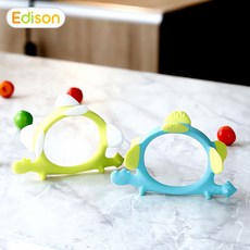 공룡 용품 실리콘 치발기 구강용품 아기 유아, 그린, 1개