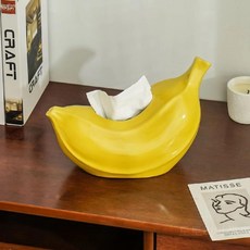 귀여운티슈 플라스틱 상자 딸기 케이스 테이블 장식, A.바나나