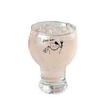 卡通玻璃杯 萌趣可愛設計, 1個