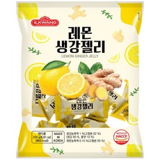 일광제과 레몬 생강 젤리, 10개, 250g