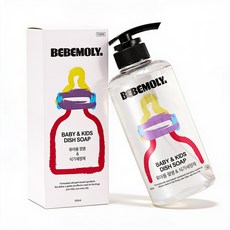 베베몰리 친환경 젖병세정제 액상형 무향/유아식기세정제, 1개, 500ml 1개, 500ml