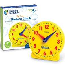 러닝리소스 빅 타임 시계, 노랑, 1개