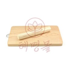 혜명몰 다용도 나무밀대 중 30cm 쿠키반죽 칼국수밀대 다용도밀대 만두피밀대 베이킹재료