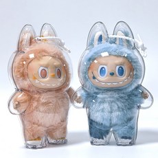 (당일배송) 레브V 팝마트 프리미엄 라부부1세대 2세대 3세대 옷입라부부 투명 케이스, 라부부1세대3세대공용케이스