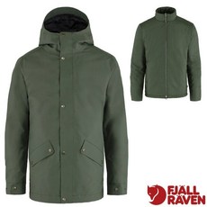 Fjallraven 男款 兩件式三合一 保暖 防水 填充夾克 化纖連帽外套 風衣