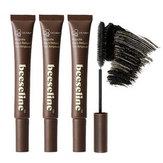 시카알엑스 비세린 프로폴리스 블랙 리턴 틴트 새치 물드는 탈모 기능성 앰플 새치커버 마스카라 새치마스카라 흰머리커버 흰머리 마스카라, 3개, 시즌1 블랙브라운