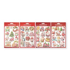 (TD) 크리스마스 입체스티커 중형, 쁘띠펭귄