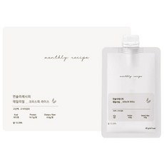 먼슬리레시피 데일리밀 식사 대용 단백질 쉐이크 크리스피라이스 1세트 (45g X 7팩) 167kcal 고단백 고이식이섬유, 7개, 45g