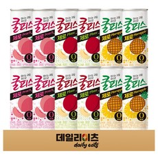 쿨피스 제로 마시는 유산균 캔음료 3종류 12캔 (복숭아 + 자두 + 파인애플), 1박스, 230ml