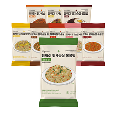 잠백이 닭가슴살 볶음밥 9종 혼합, 9개, 250g